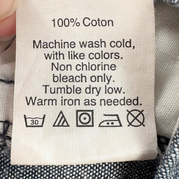 J Crew Womens Blue Chambray Chino Shorts Cotton Front Pockets Cotton Short 00 - Picture 4 of 7